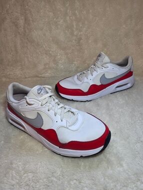 Nike Air Max SC White University Red - Size 13 (CW4555-107)